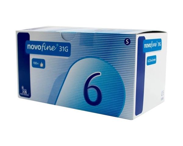 Novofine 31G 6mm Needles 100 Pack